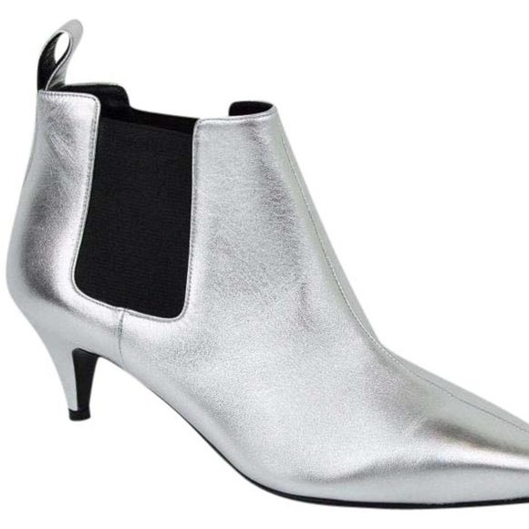 GUCCI LEATHER KITTEN HEELS BOOTIES - Picture 3 of 10